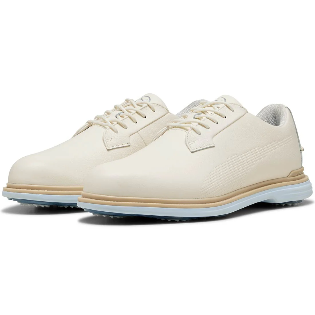 Puma Royale Golf Shoes Warm White/Icy Blue - Image 3