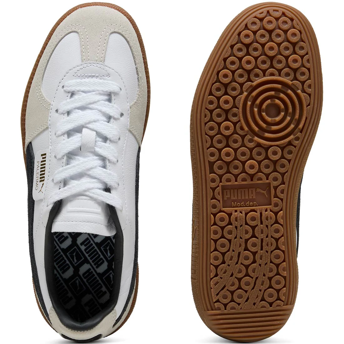 Puma Women's Palermo G Golf Shoes White/Black - Image 6