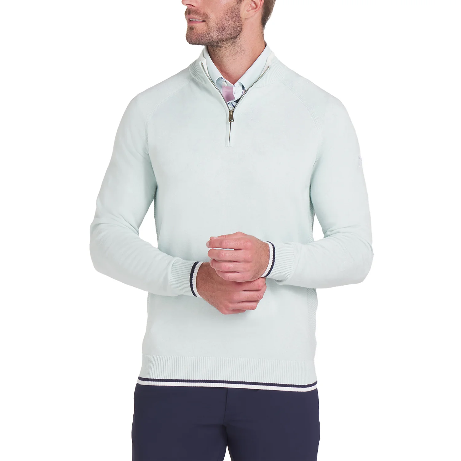 Puma x AP Knit Quarter Zip Golf Pullover - Image 4