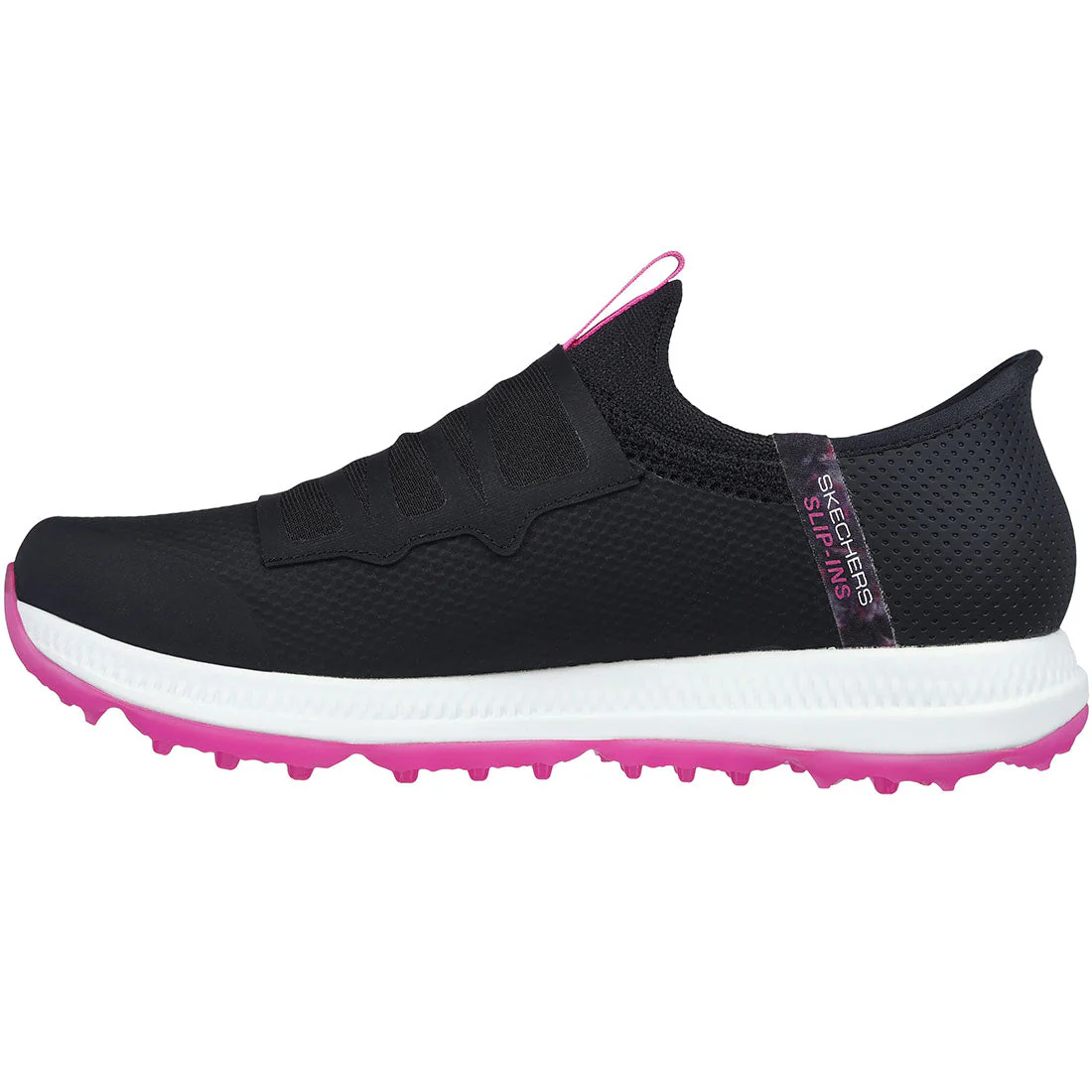 Skechers Women's GO GOLF Elite 5 Slip-Ins Golf Shoes Black/Pink - Image 4