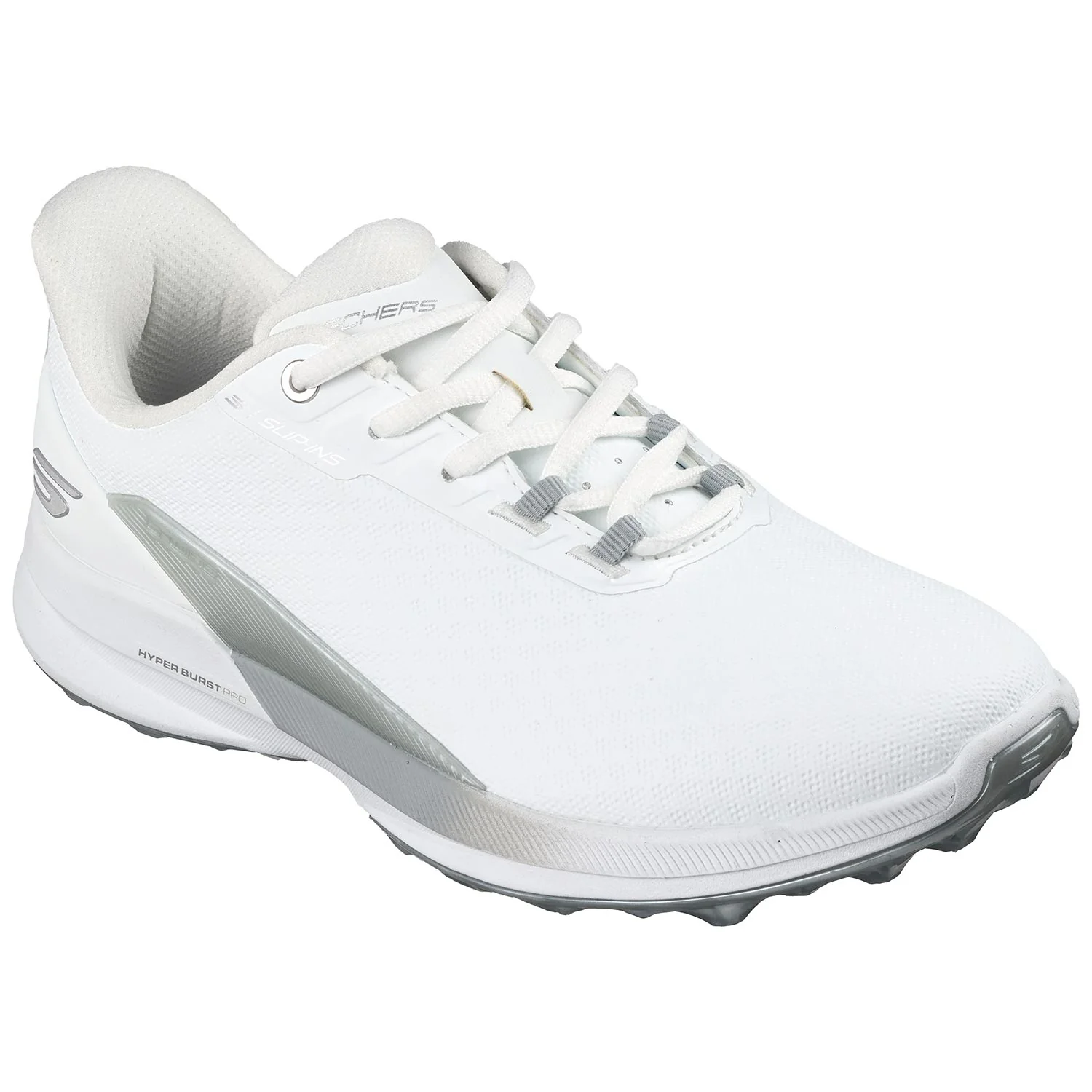 Skechers Women's GO GOLF Pure Slip-ins Golf Shoes White/Silver - Image 3