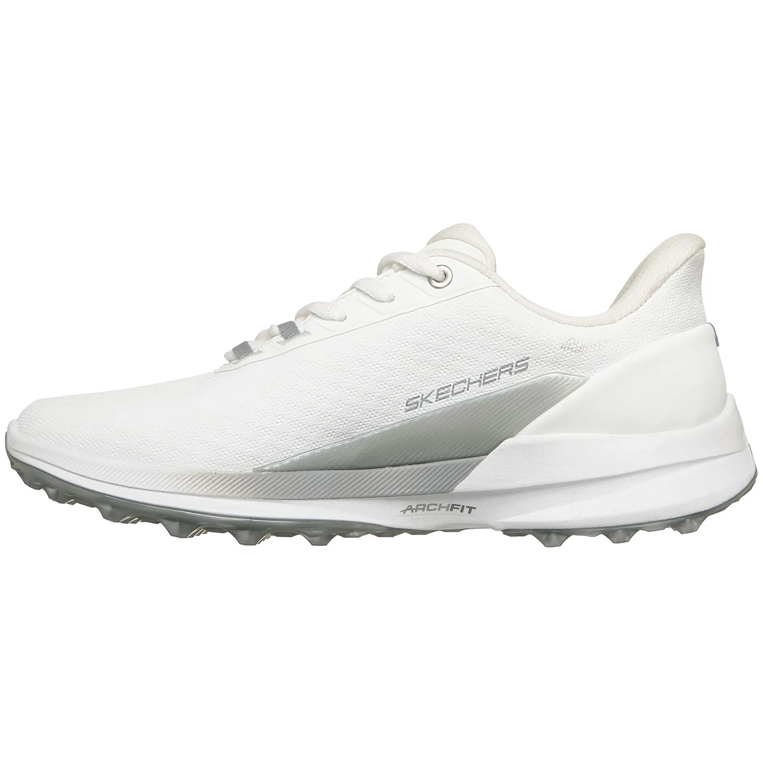 Skechers Women's GO GOLF Pure Slip-ins Golf Shoes White/Silver - Image 4