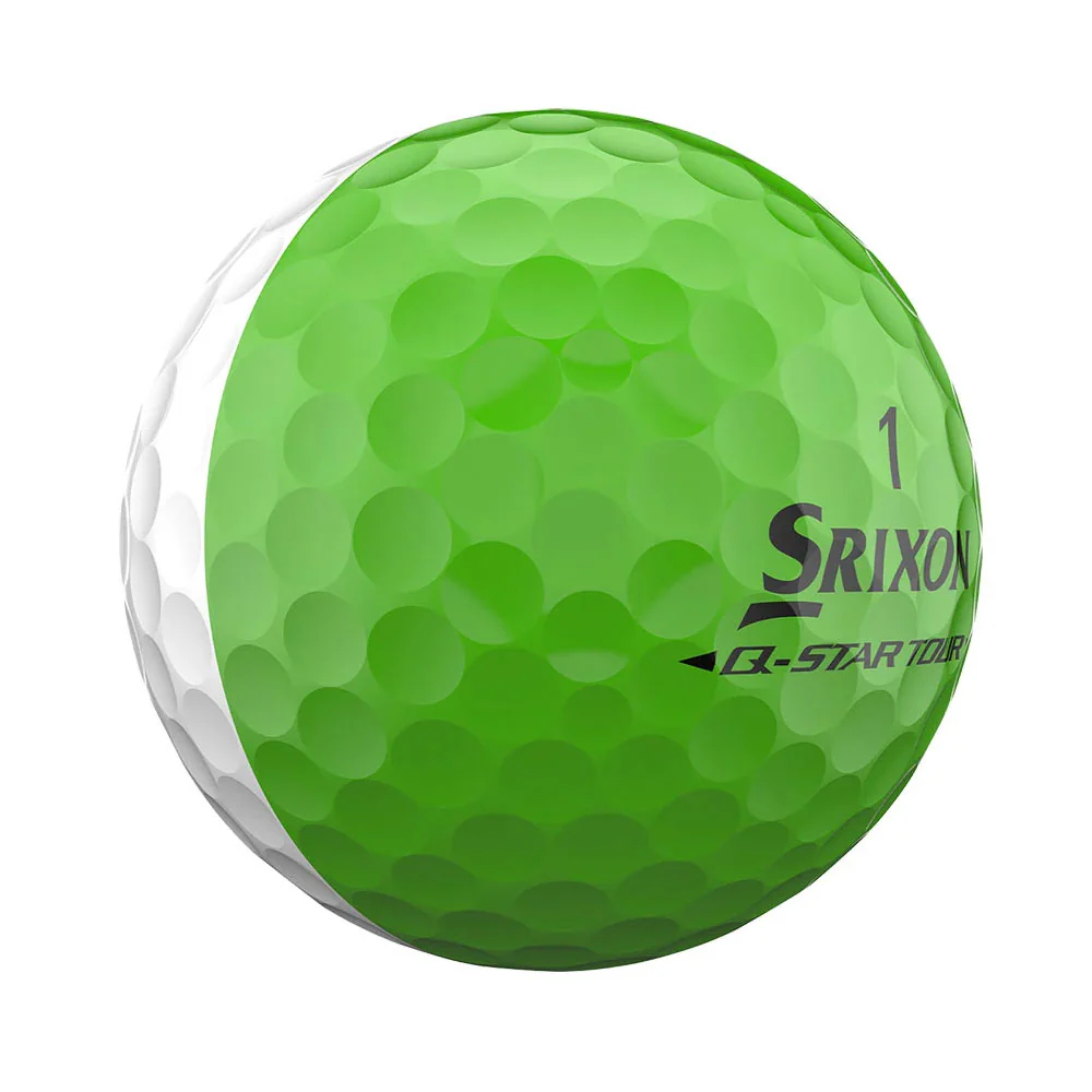 Srixon Q-Star Tour 6 Divide Green/White Golf Balls - Image 2