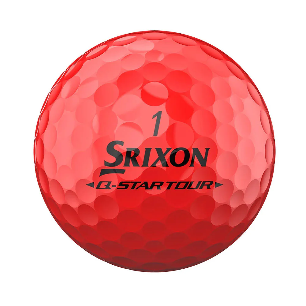 Srixon Q-Star Tour 6 Divide Red/Yellow Golf Balls - Image 5