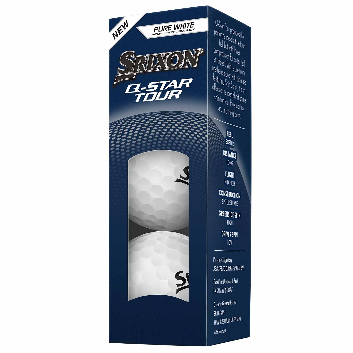 Srixon Q-Star Tour 6 White Golf Balls - Image 6