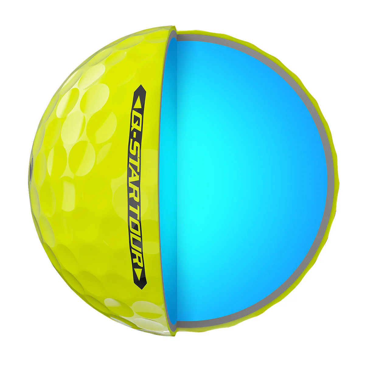Srixon Q-Star Tour 6 Personalized Yellow Golf Balls - Image 4