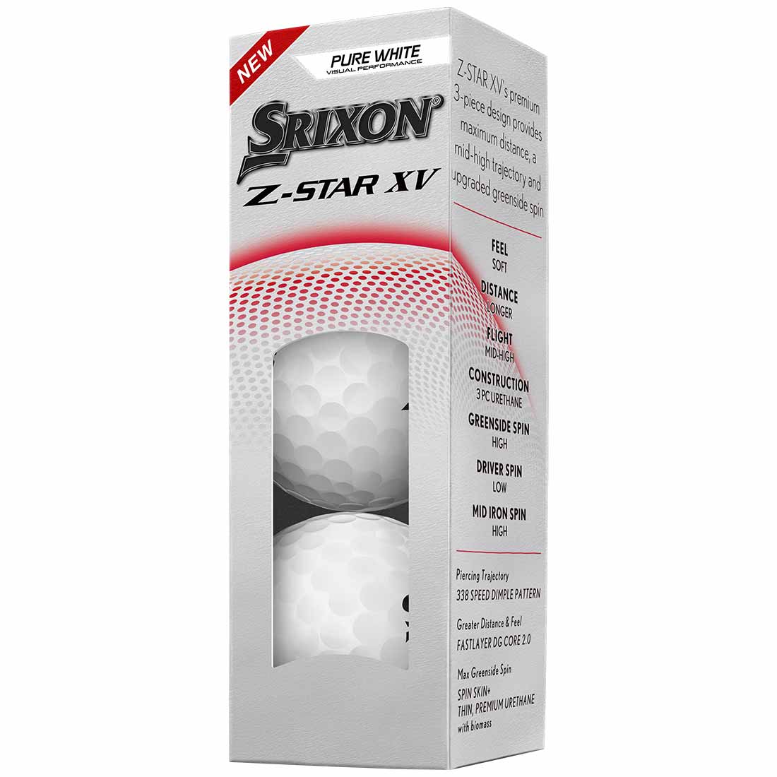 Srixon Z-Star XV 9 White Golf Balls - Image 4