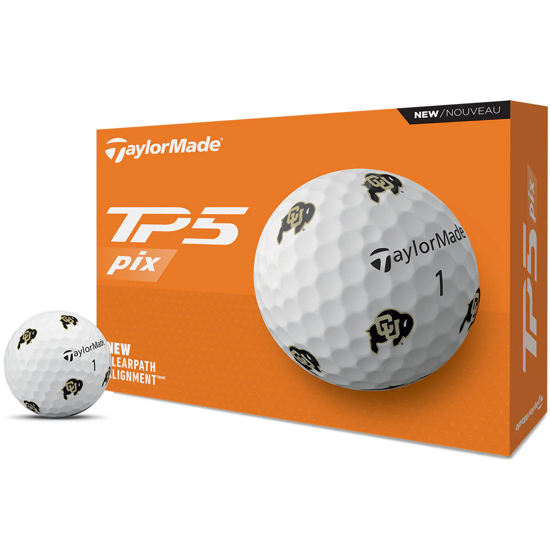 TaylorMade TP5 Pix NCAA Golf Balls - Image 20