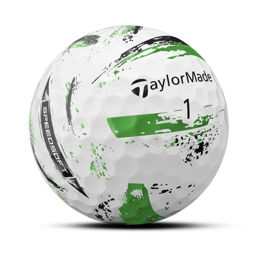 TaylorMade SpeedSoft Ink Multi Color Golf Balls - Image 3