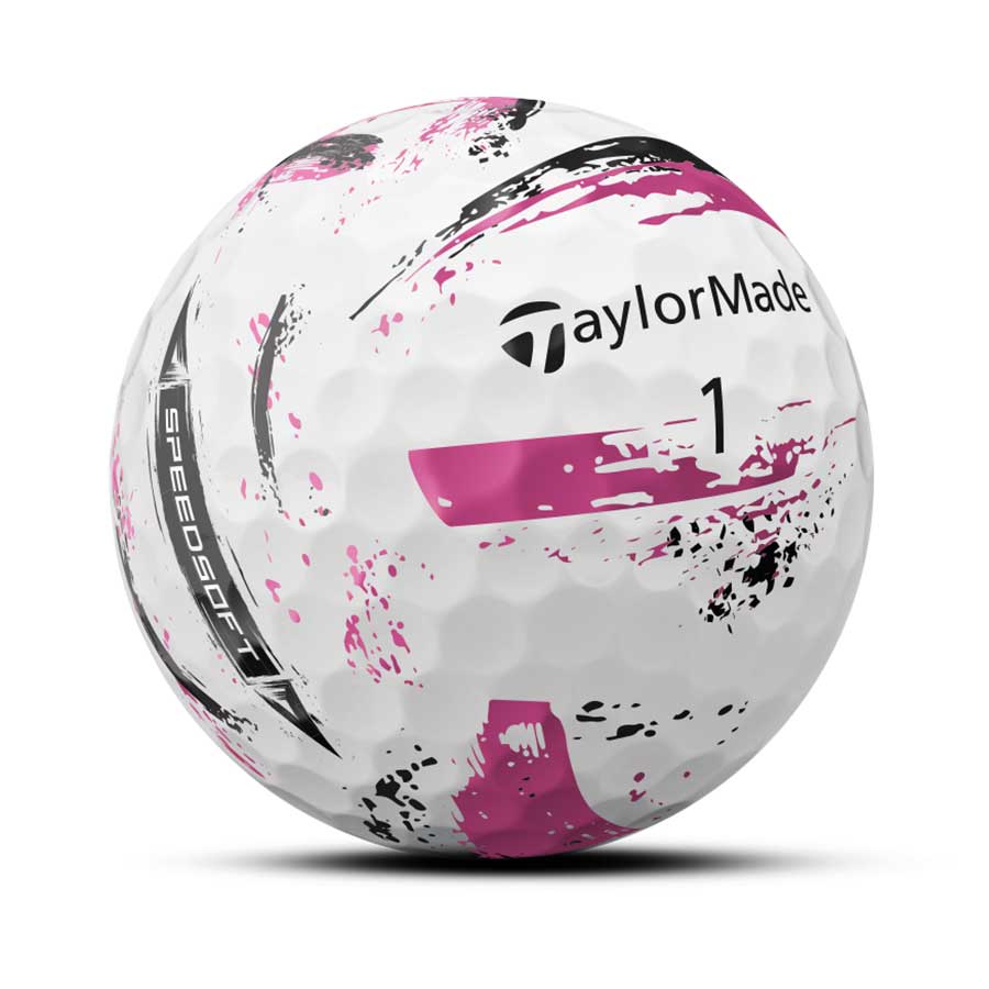 TaylorMade SpeedSoft Ink Multi Color Golf Balls - Image 4
