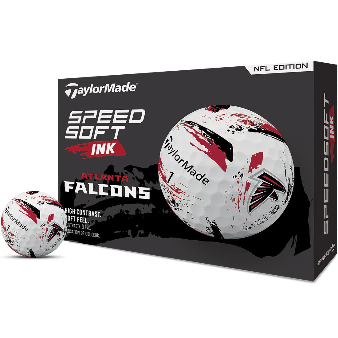 TaylorMade SpeedSoft Ink NFL Golf Balls - Image 2