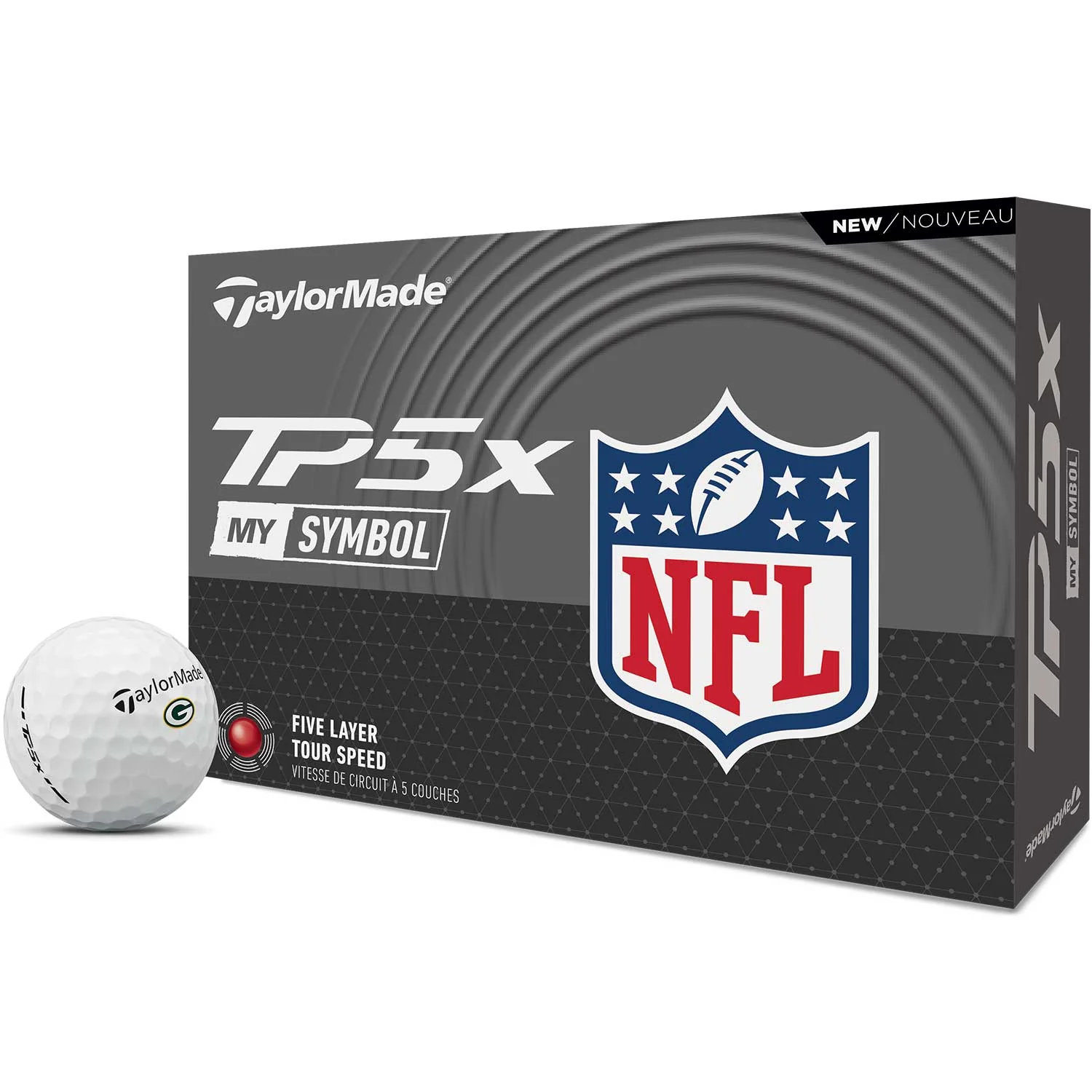 TaylorMade TP5x MySymbol NFL Golf Balls - Image 4