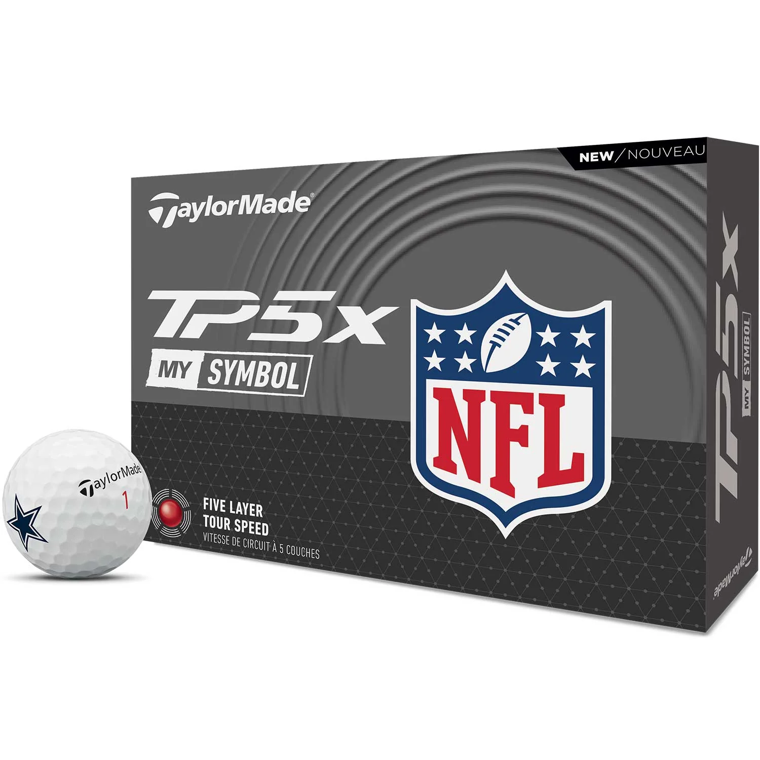 TaylorMade TP5x NFL Logo Golf Balls - Image 3