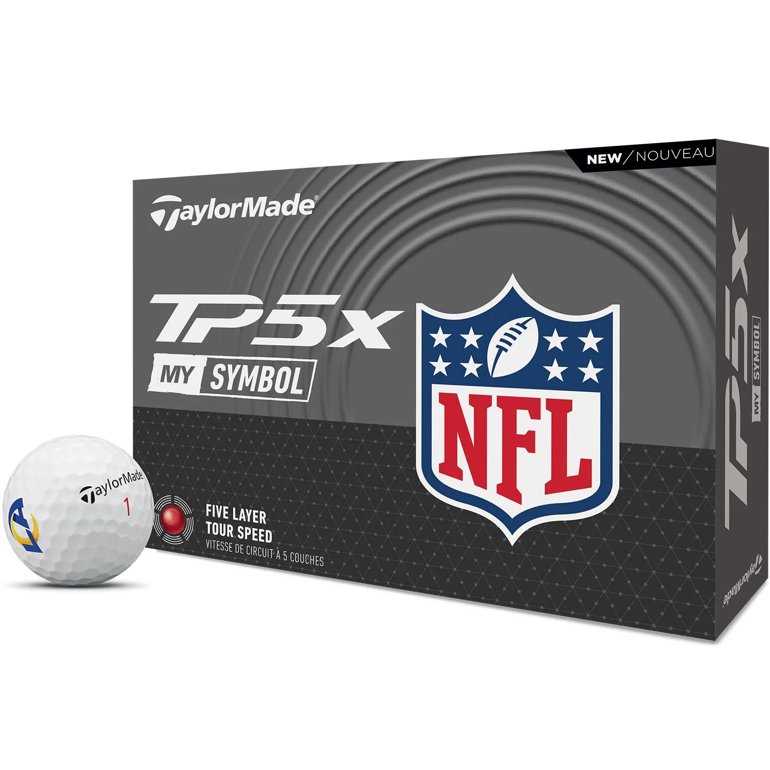 TaylorMade TP5x NFL Logo Golf Balls - Image 7