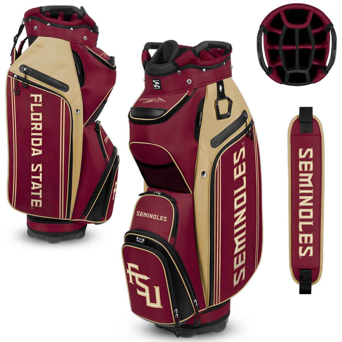 Team Effort NCAA Bucket III Cooler Cart Bag - Image 19