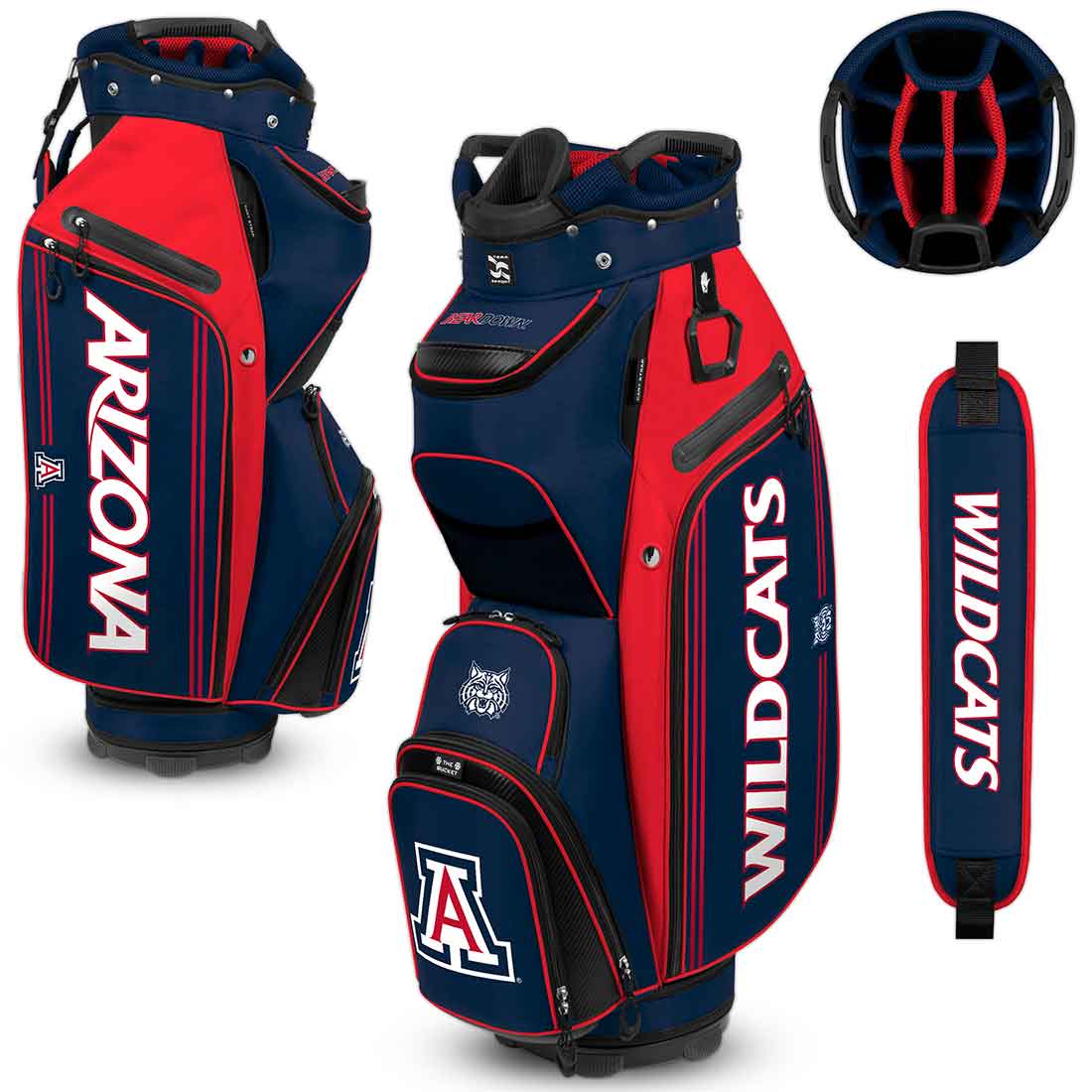 Team Effort NCAA Bucket III Cooler Cart Bag - Image 6