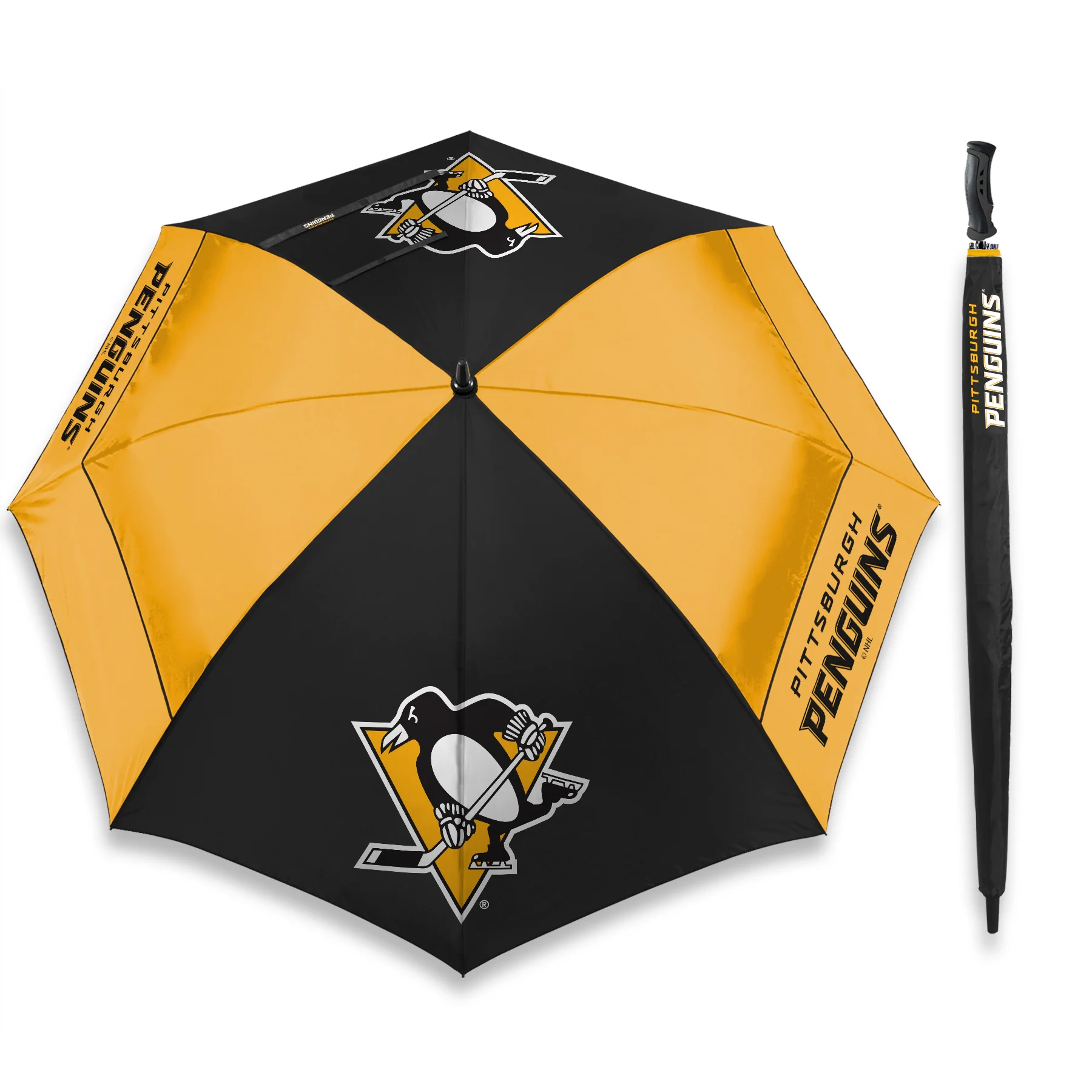 Team Effort NHL 62 Inch WindSheer Lite Golf Umbrella - Image 5