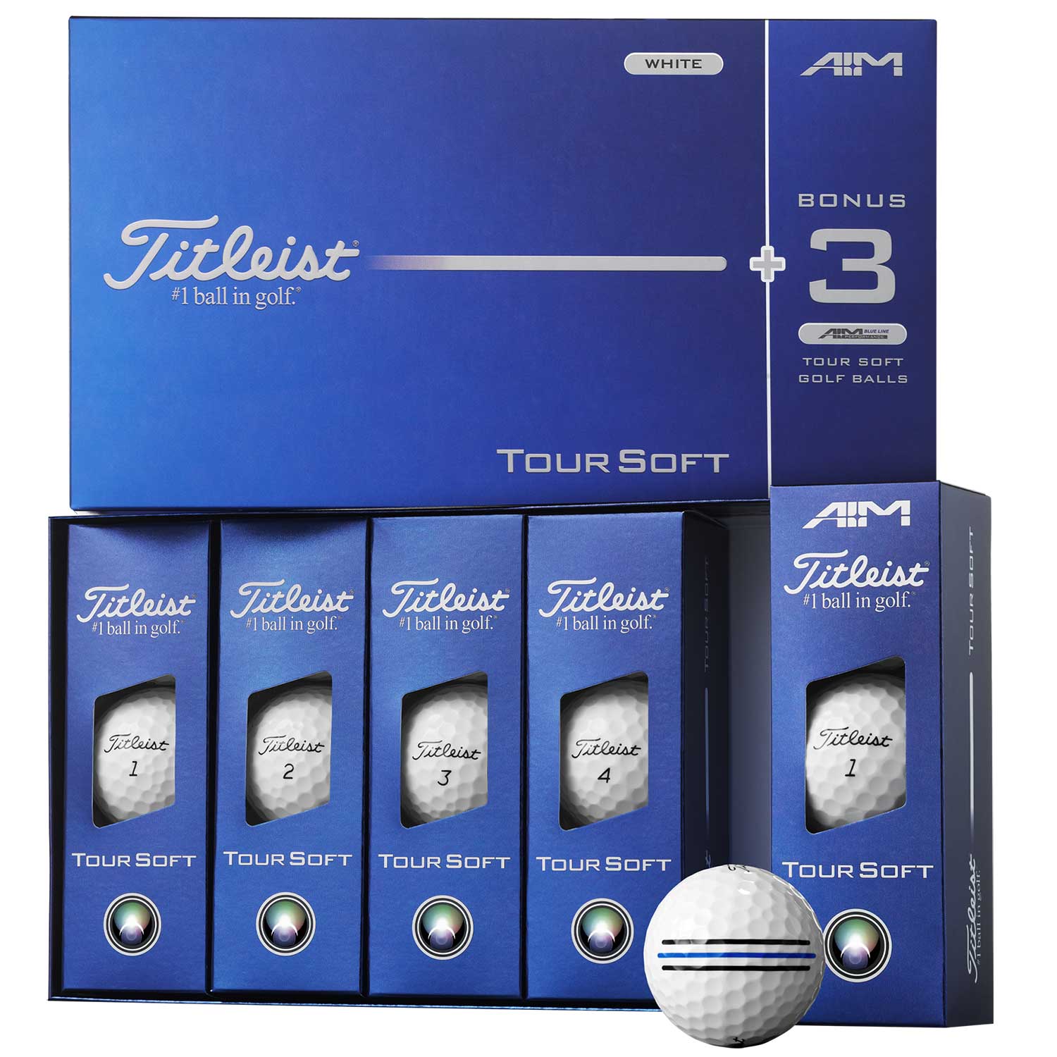 Titleist Tour Soft Specialty Dozen-Plus Pack Golf Balls - Image 2