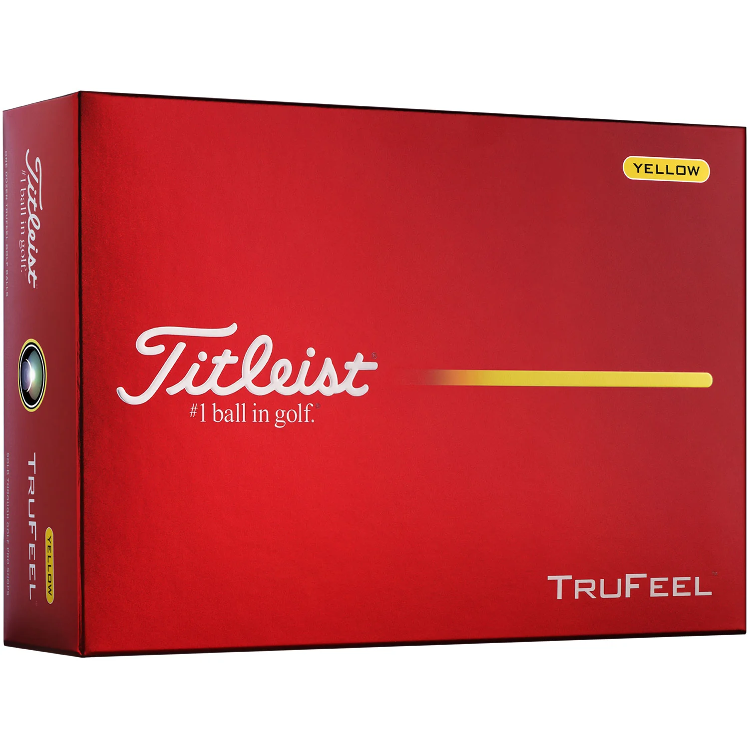 Titleist TruFeel Yellow Golf Balls