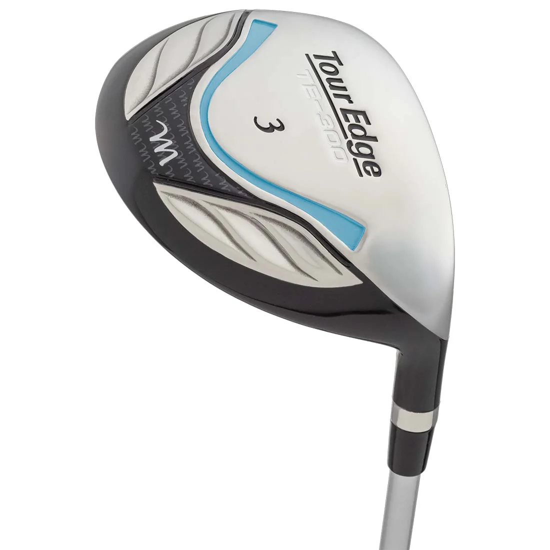 Tour Edge Women's TE-300 Moda Complete Set Silver/Aqua - Image 3